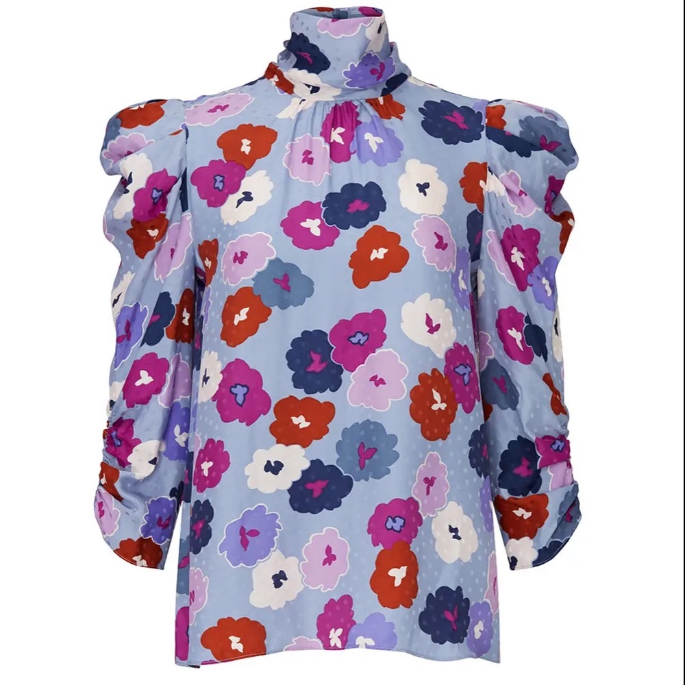kate spade new york Winter Garden Blouse sz small
